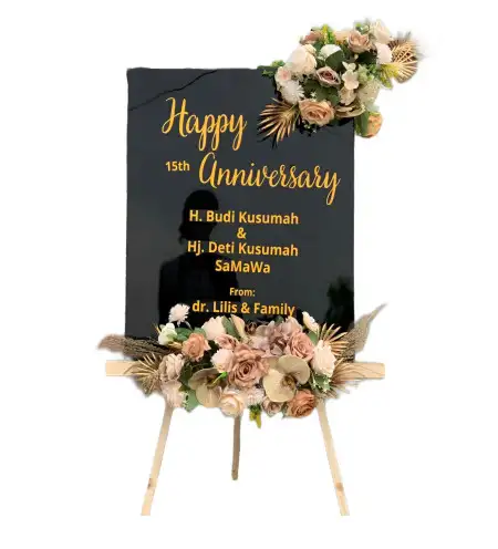 Papan Bunga Akrilik Asuhan