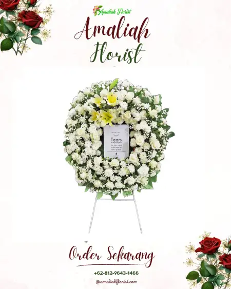 Krans Bunga Duka Asuhan